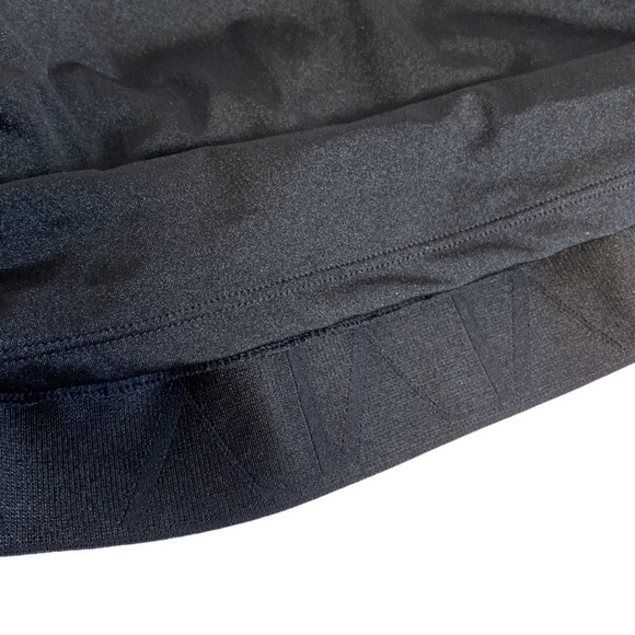 ALALA Sports Top Medium Black Racer Back Tank Ruched Side Ties - Picture 6 of 7